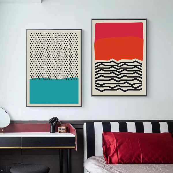 modern multicolored red blue abstract geometric wall art canvas painting picture poster and print gallery living room home decor
modern multicolored red blue abstract geometric wall art canvas painting picture poster and print gallery living room home decor