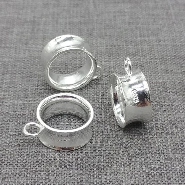 other 4pcs of 925 sterling silver plain large hole bail charm bead for bracelet spacer
other 4pcs of 925 sterling silver plain large hole bail charm bead for bracelet spacer
