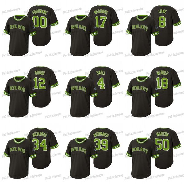 4 blake snell wild pitch jersey 50 charlie morton kevin kiermaier austin meadows emilio pagan wade boggs brandon lowe baseball jersey, Blue;black
4 blake snell wild pitch jersey 50 charlie morton kevin kiermaier austin meadows emilio pagan wade boggs brandon lowe baseball jersey, Blue;black