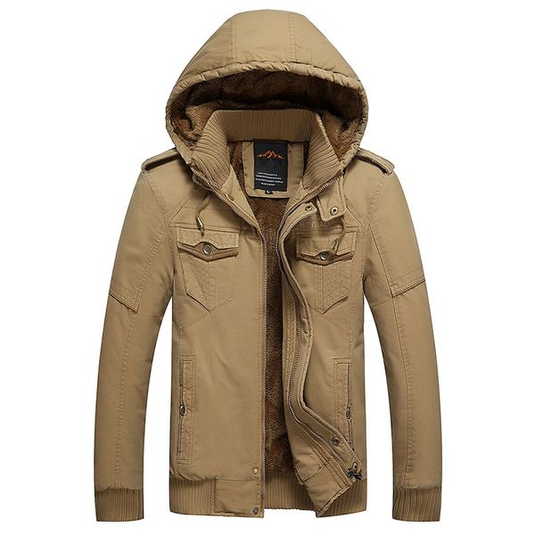 men's jackets 2021 jacket winter cargo coat with velvet casual man army outerwear clothing, Black;brown
men's jackets 2021 jacket winter cargo coat with velvet casual man army outerwear clothing, Black;brown