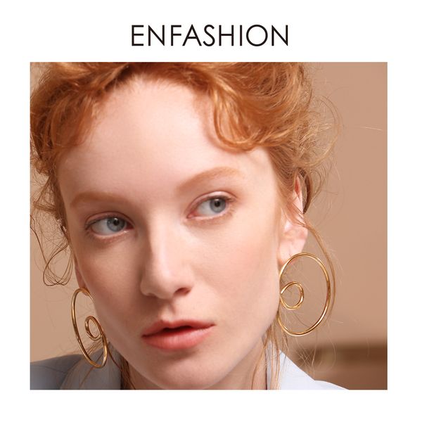 enfashion wave curve drop earrings for women gold color big statement accessories loop earings fashion jewelry oorbellen ec1027, Silver
enfashion wave curve drop earrings for women gold color big statement accessories loop earings fashion jewelry oorbellen ec1027, Silver