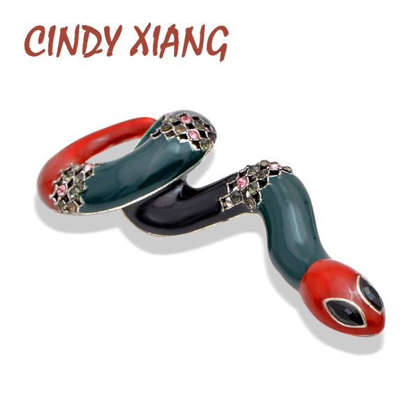 cindy xiang 3 colors choose enamel large snake brooches for women spring design fashion animal pins creative gift, Gray
cindy xiang 3 colors choose enamel large snake brooches for women spring design fashion animal pins creative gift, Gray