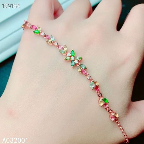 kjjeaxcmy fine jewelry natural tourmaline 925 sterling silver new women gemstone hand bracelet support test noble, Golden;silver
kjjeaxcmy fine jewelry natural tourmaline 925 sterling silver new women gemstone hand bracelet support test noble, Golden;silver