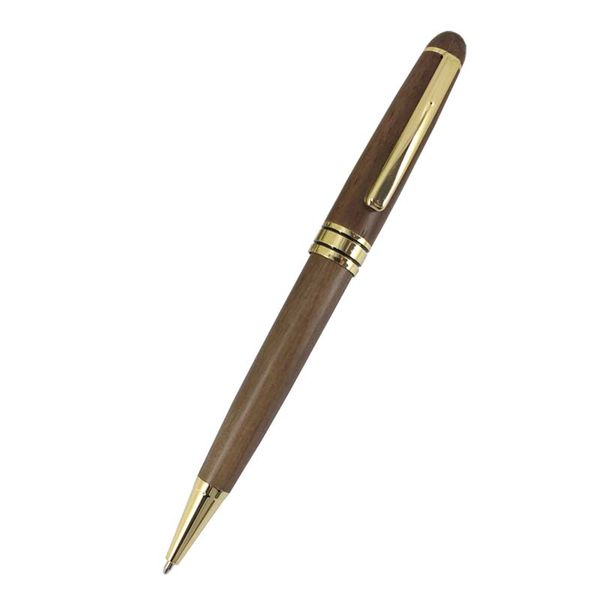 acmecn mb style walnut wood ball pen with gold trim eco-friendly natural wood craft coffee color ballpoint pen, Blue;orange
acmecn mb style walnut wood ball pen with gold trim eco-friendly natural wood craft coffee color ballpoint pen, Blue;orange