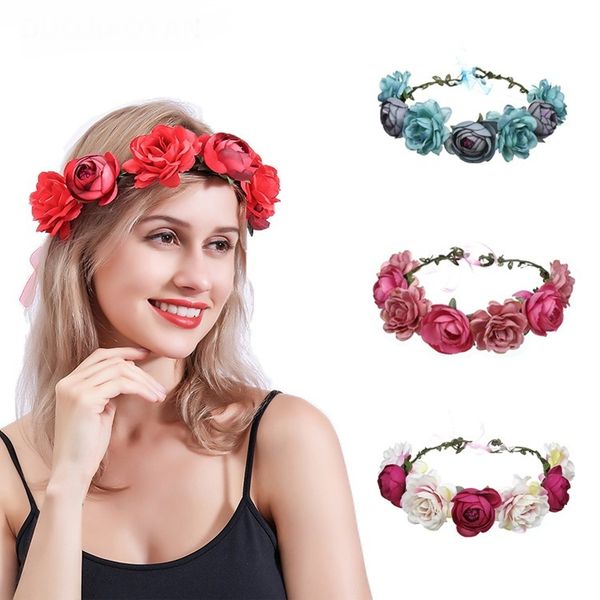wedding decoration artificial flowers bride wedding floral head wreath summer beach rose artificial flowers wreath
wedding decoration artificial flowers bride wedding floral head wreath summer beach rose artificial flowers wreath