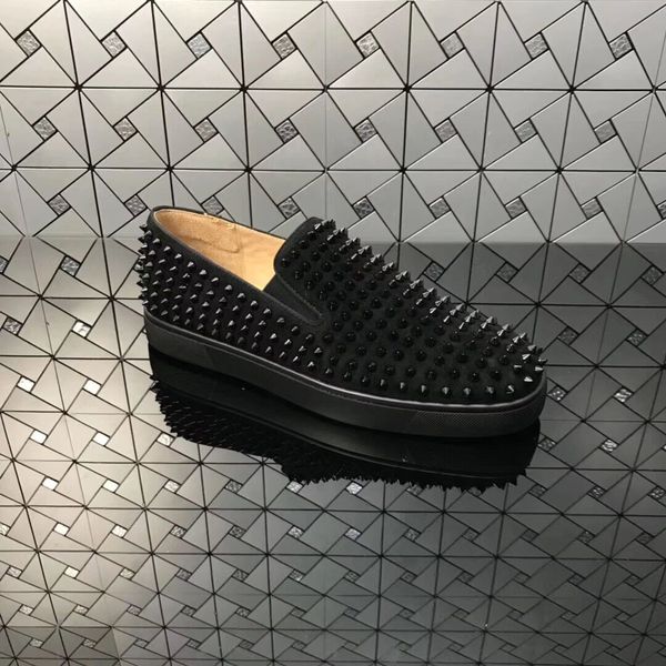 casual shoes designer fashion women men brand new black suede studded spikes rivets slip on shoes 100% real p
casual shoes designer fashion women men brand new black suede studded spikes rivets slip on shoes 100% real p