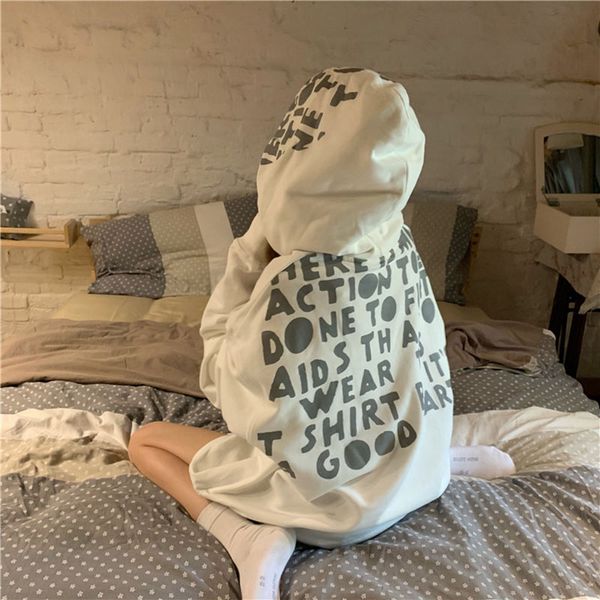 women loose bf harajuku lettet printing black thin pullover o-neck hoddie kawaii winter sweatshirt white cute women chic hoodies
women loose bf harajuku lettet printing black thin pullover o-neck hoddie kawaii winter sweatshirt white cute women chic hoodies