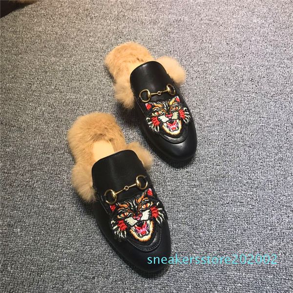 women fur slippers mules flats suede mule shoes designer fashion genuine leather loafers shoes with metal chain s02, Black
women fur slippers mules flats suede mule shoes designer fashion genuine leather loafers shoes with metal chain s02, Black