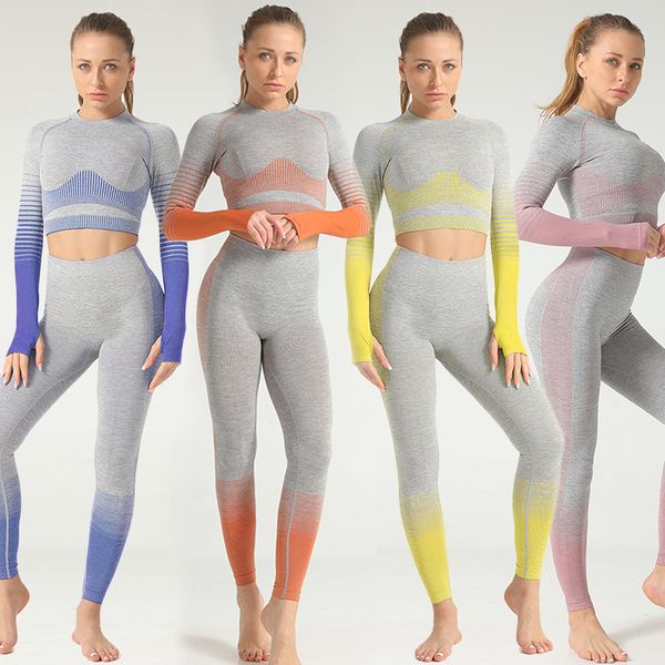 leemiijuu women yoga set бесшовные спортивные костюмы спортивная одежда йога рубашки с длинным рукавом высокая талия бег леггинсы тренировоч
leemiijuu women yoga set бесшовные спортивные костюмы спортивная одежда йога рубашки с длинным рукавом высокая талия бег леггинсы тренировоч