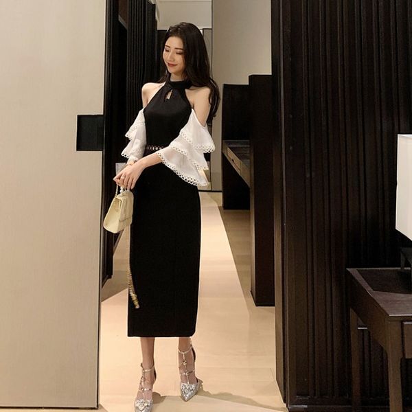 platycodon grandiflorum skirt 2020 new summer goddess fan temperament halter off-shoulder dress fashion fashion womens clothing, White;black
platycodon grandiflorum skirt 2020 new summer goddess fan temperament halter off-shoulder dress fashion fashion womens clothing, White;black