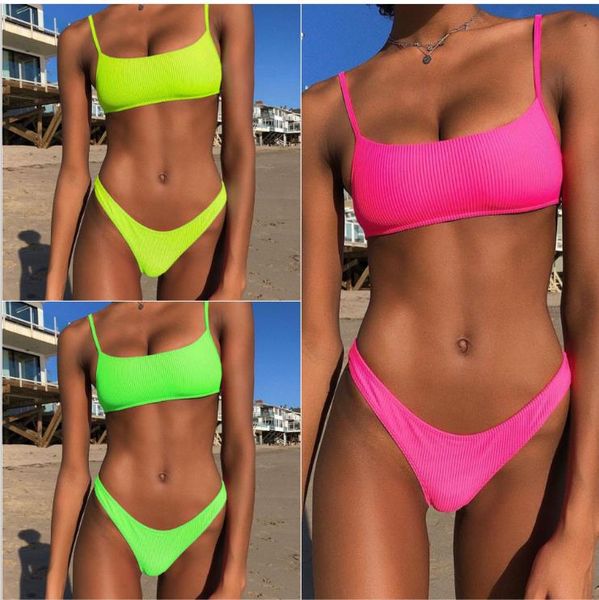 fluorescent pure colored bikini for european and american blockbuster swimsuits
fluorescent pure colored bikini for european and american blockbuster swimsuits