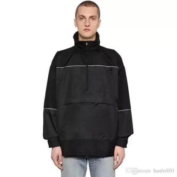 18fw pullover logo jacket black casual jacket street fashion coat men women outwear couple hflsjk205, Black;brown
18fw pullover logo jacket black casual jacket street fashion coat men women outwear couple hflsjk205, Black;brown