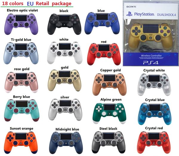 18 colors eu version ps4 wireless game controller for playstation 4 ps4 game controller gamepad joystick joypad video games dhl
18 colors eu version ps4 wireless game controller for playstation 4 ps4 game controller gamepad joystick joypad video games dhl