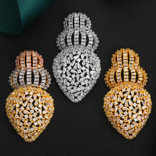 godki 2020 trendy statement earrings for women wedding cubic zircon dubai bridal round circle hoop earrings 2019, Golden;silver
godki 2020 trendy statement earrings for women wedding cubic zircon dubai bridal round circle hoop earrings 2019, Golden;silver