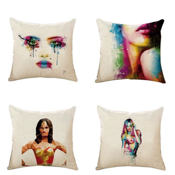 new living series pillow case linen throw pillowcase square decorative pillows covers painted art beauty body cushion cover
new living series pillow case linen throw pillowcase square decorative pillows covers painted art beauty body cushion cover