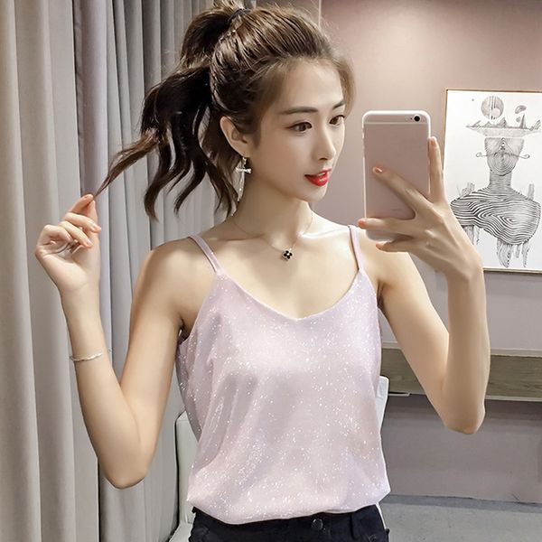 cockcon gothic sequin tank women summer streetwear party halter festival glitter woman clothes haut femmal, White
cockcon gothic sequin tank women summer streetwear party halter festival glitter woman clothes haut femmal, White