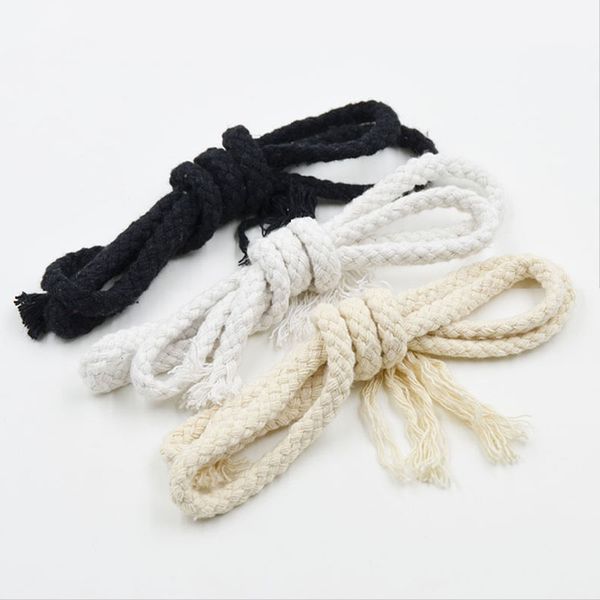 yarn 8mmx10meters diy handmade cotton rope woven cord string for accessories bag craft projects cordon coton rond 3 color d30, Black;white
yarn 8mmx10meters diy handmade cotton rope woven cord string for accessories bag craft projects cordon coton rond 3 color d30, Black;white