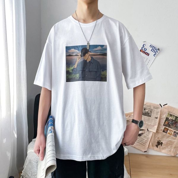 explosion models special approval original short-sleeved t-shirt men wild clothes famous japanese fashion bottoming shirt, White;black
explosion models special approval original short-sleeved t-shirt men wild clothes famous japanese fashion bottoming shirt, White;black