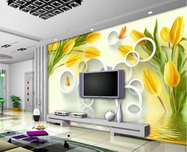 modern custom 3d wallpaper yellow tulip reflection 3d stereo wallpaper mural painting for living room tv background wall
modern custom 3d wallpaper yellow tulip reflection 3d stereo wallpaper mural painting for living room tv background wall