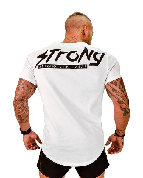 men's short sleeve shirt all cotton jersey sports printed t-shirt muscle brother fitness running training sweater, White;black
men's short sleeve shirt all cotton jersey sports printed t-shirt muscle brother fitness running training sweater, White;black