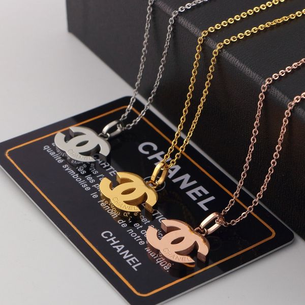 Birthday gift brand letter couple pendant fa hion 18k titanium teel plated necklace titanium port acce orie
Birthday gift brand letter couple pendant fa hion 18k titanium teel plated necklace titanium port acce orie