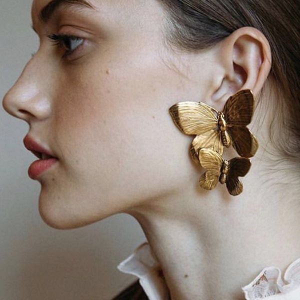 diezi new exaggeration fashion gold color dangle drop earrings for women ladies statement butterfly pendant earrings 2019 new, Silver
diezi new exaggeration fashion gold color dangle drop earrings for women ladies statement butterfly pendant earrings 2019 new, Silver