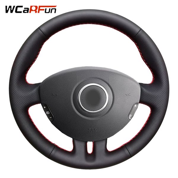 wcarfun hand-stitched black leather car steering wheel cover for clio 3 2008 2009 clio dynamics 2008 3 2010
wcarfun hand-stitched black leather car steering wheel cover for clio 3 2008 2009 clio dynamics 2008 3 2010