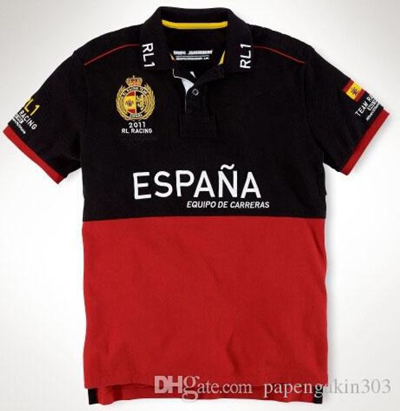 american brand men casual polo shirts ralph big pony embroidery rl racing spain/italia/united state/brazil/argentina cotton sport polos, White;black
american brand men casual polo shirts ralph big pony embroidery rl racing spain/italia/united state/brazil/argentina cotton sport polos, White;black