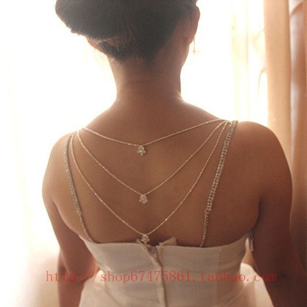korean models multilayer crystal tassel back chain rhinestone lingerie strap back brides wedding accessories bra straps, Black;white
korean models multilayer crystal tassel back chain rhinestone lingerie strap back brides wedding accessories bra straps, Black;white