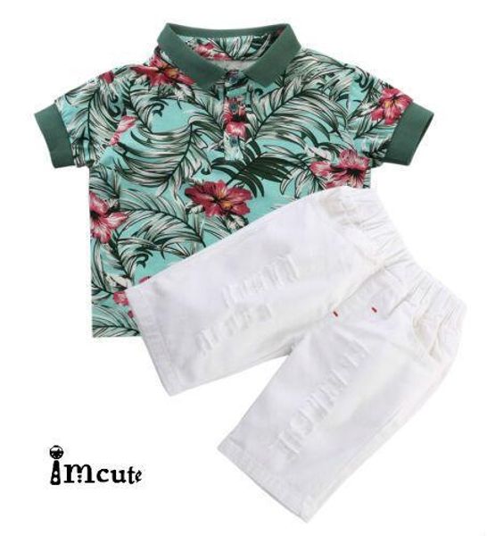 2019 new latest summer fashion 2pcs toddler kids baby boy flower short sleeve t-shirt shorts outfits clothing set, White
2019 new latest summer fashion 2pcs toddler kids baby boy flower short sleeve t-shirt shorts outfits clothing set, White