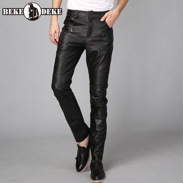 winter motor байкер mens cowhide неподдельной кожи брюки повседневные длинные брюки прямые pant кожи высокого качества ветрозащитный штаны, Black
winter motor байкер mens cowhide неподдельной кожи брюки повседневные длинные брюки прямые pant кожи высокого качества ветрозащитный штаны, Black