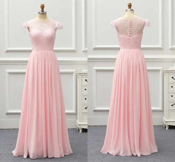 elegant light pink long bridesmaid dresses sheer jewel neck lace hollow back wedding guest prom formal party dress wholesale price, White;pink
elegant light pink long bridesmaid dresses sheer jewel neck lace hollow back wedding guest prom formal party dress wholesale price, White;pink