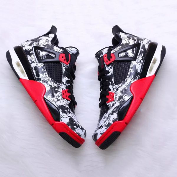 new 4s iv tattoo 4 black fire red white men basketball shoes celebrates the love for basketball mens outdoor sports trainers sneakers 41-47
new 4s iv tattoo 4 black fire red white men basketball shoes celebrates the love for basketball mens outdoor sports trainers sneakers 41-47