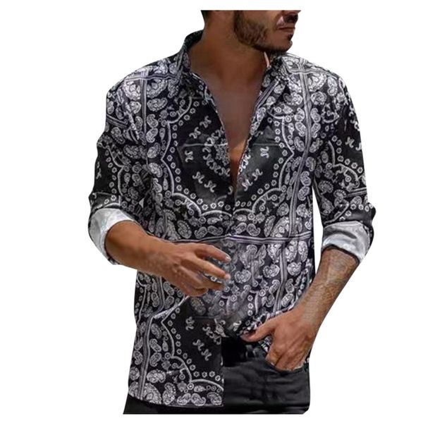 factory direct sales men's autumn loose casual daily stand collar print long sleeve shirt blouse men's shirts winter fashion, White;black
factory direct sales men's autumn loose casual daily stand collar print long sleeve shirt blouse men's shirts winter fashion, White;black