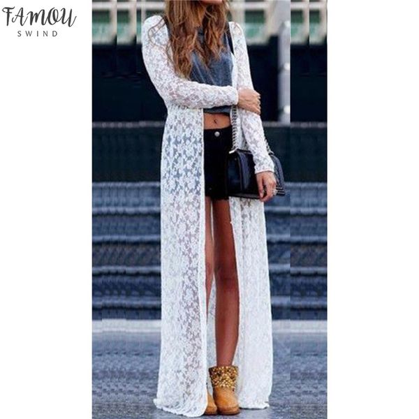 women sheer lace dress cover-up summer cardigan beach long dress lady 2020 new summer robe femme ropa mujer elegant, Black;gray
women sheer lace dress cover-up summer cardigan beach long dress lady 2020 new summer robe femme ropa mujer elegant, Black;gray