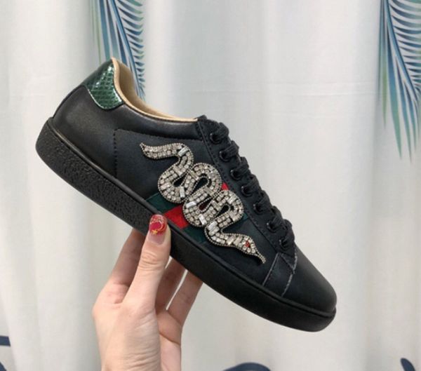 2020 men esigner women sneaker casual shoes low leather sneakers ace bee stripes shoe walking sports trainers footwear 36-44, Black
2020 men esigner women sneaker casual shoes low leather sneakers ace bee stripes shoe walking sports trainers footwear 36-44, Black