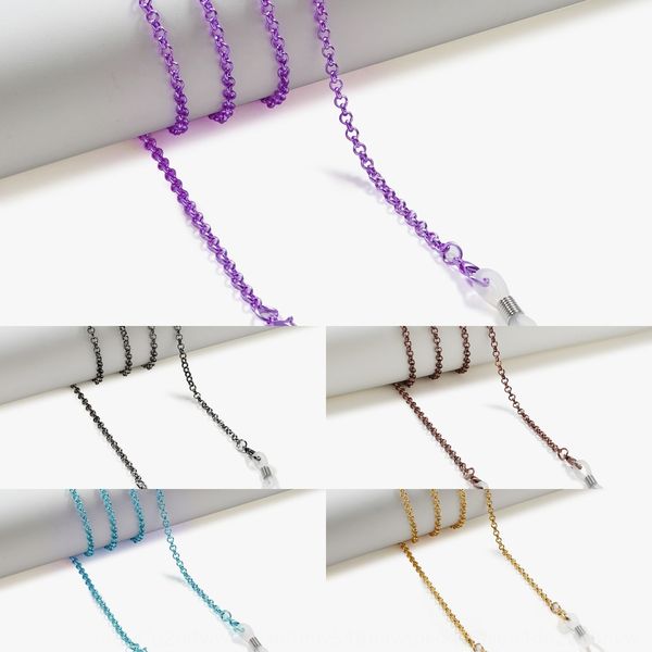 metal multicolor chain rope anti-slip lanyard lanyard artistic chain (round o glasses glasses chain, Blue
metal multicolor chain rope anti-slip lanyard lanyard artistic chain (round o glasses glasses chain, Blue