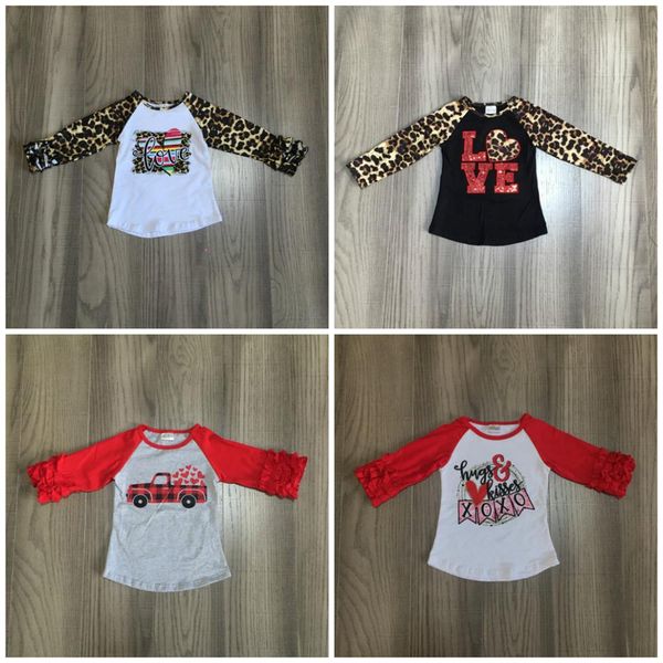 spring valentine's day baby girls leopard love red gray heart truack cotton boutique cute -shirt reglans childen clotes, White
spring valentine's day baby girls leopard love red gray heart truack cotton boutique cute -shirt reglans childen clotes, White