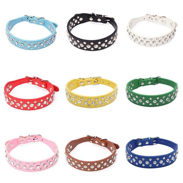 tpfocus dog collar personalized luxury diamante band fake crystal bling leather dog cat pet choke collar id collars adjustable
tpfocus dog collar personalized luxury diamante band fake crystal bling leather dog cat pet choke collar id collars adjustable