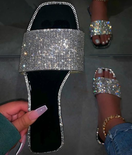 2020 crystal flat slippers women fashion sandals party beach shoes causal fashion shoes rome style flip flops ladies slides, Black
2020 crystal flat slippers women fashion sandals party beach shoes causal fashion shoes rome style flip flops ladies slides, Black