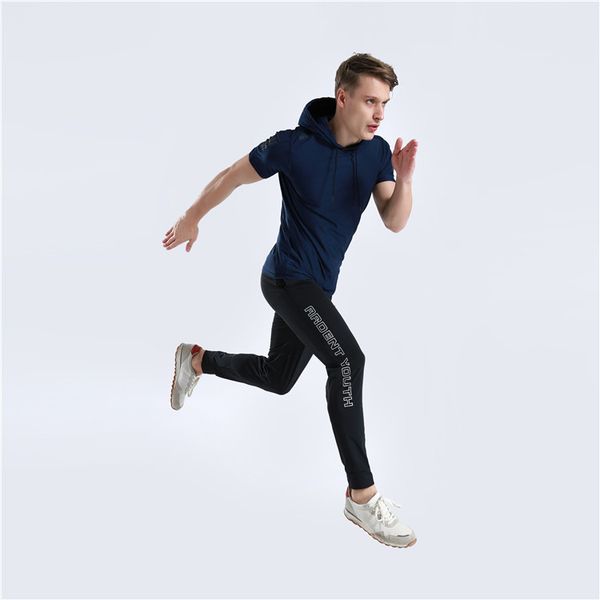 men running jacket t shirt short sleeve tight fitness sportswear t-shirt homme reflective training jacket jogging hooded tees, Black;red
men running jacket t shirt short sleeve tight fitness sportswear t-shirt homme reflective training jacket jogging hooded tees, Black;red