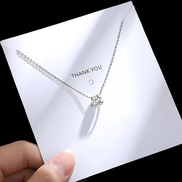 fashion-sterling silver necklace fashion simple three ring clavicle chain love three in one
fashion-sterling silver necklace fashion simple three ring clavicle chain love three in one