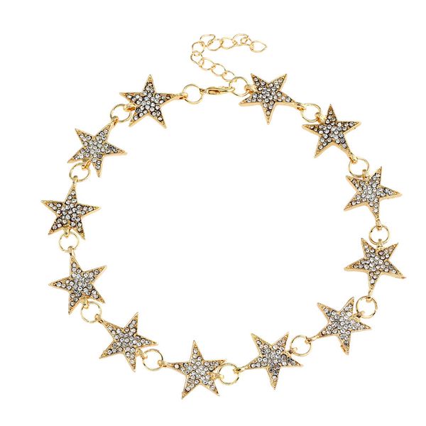 2018 luxury maxi rhinestone five star choker necklaces for women torques silver gold star collar collier bijoux femme jewelry
2018 luxury maxi rhinestone five star choker necklaces for women torques silver gold star collar collier bijoux femme jewelry