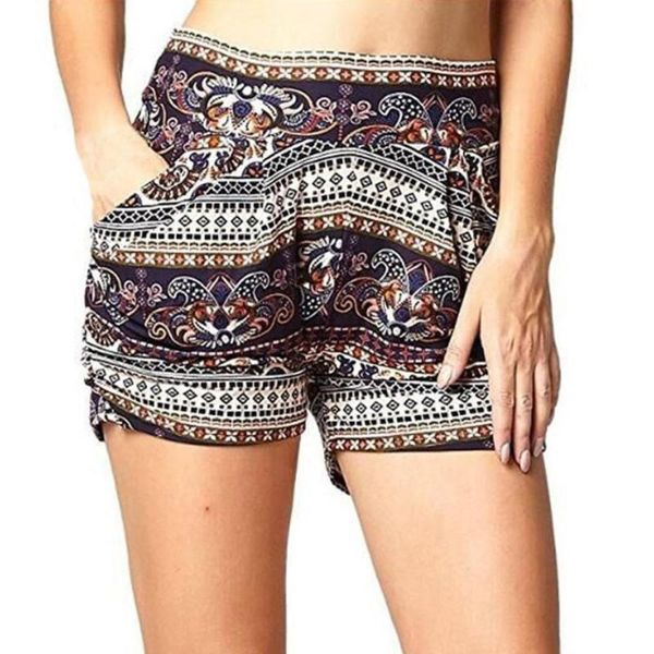 women print elastic band loose pants lady summer beach shorts 0704
women print elastic band loose pants lady summer beach shorts 0704