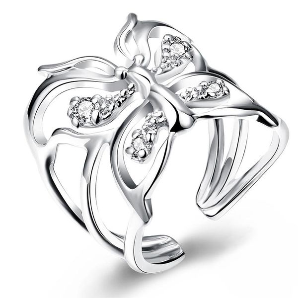 cluster rings fashion elegant 925 sterling silver for women creative female silve butterfly ring jewelry ladies party girl gifts, Golden;silver
cluster rings fashion elegant 925 sterling silver for women creative female silve butterfly ring jewelry ladies party girl gifts, Golden;silver