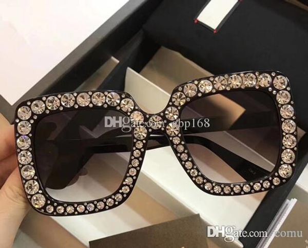 fashion sunglasses new man woman sunglasses 0148s fashion large frame diamond design original box, White;black
fashion sunglasses new man woman sunglasses 0148s fashion large frame diamond design original box, White;black