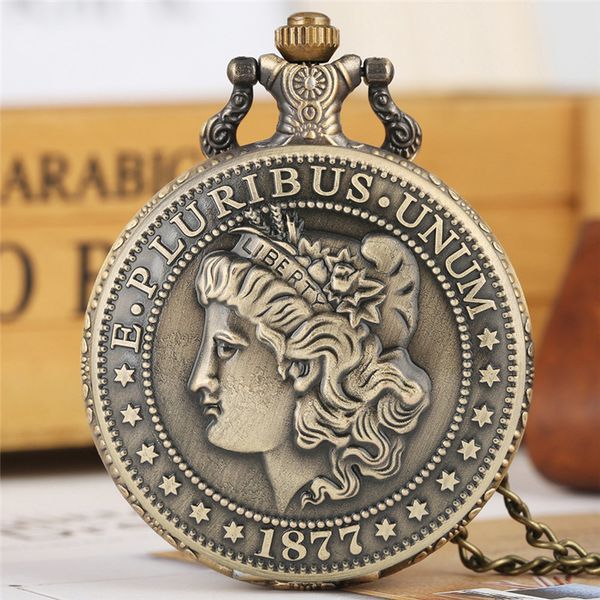 bronze classic american coin morgan half dollar pocket watches analog quartz movement clock necklace chain gift, Slivery;golden
bronze classic american coin morgan half dollar pocket watches analog quartz movement clock necklace chain gift, Slivery;golden