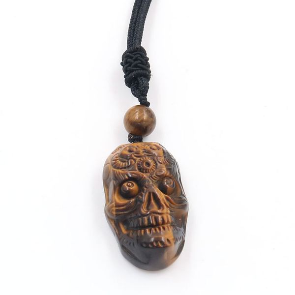 10 pcs handmade weave skull head labradorite stone pendant rock crystal necklace with rope chain for halloween jewelry, Silver
10 pcs handmade weave skull head labradorite stone pendant rock crystal necklace with rope chain for halloween jewelry, Silver