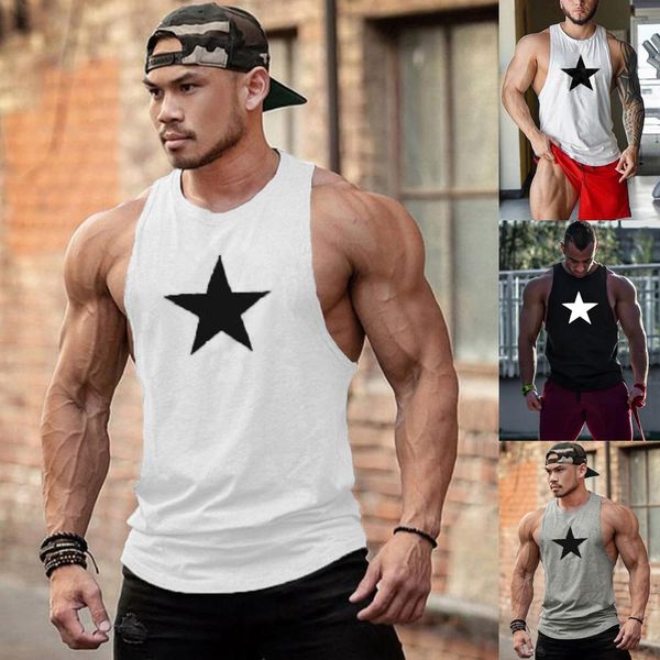 gym men muscle sleeveless tank tee shirt bodybuilding sport fitness vest, White;black
gym men muscle sleeveless tank tee shirt bodybuilding sport fitness vest, White;black