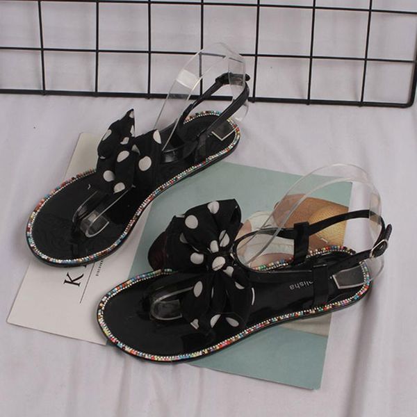 beach summer bow sandals women clip toe flip flops soft shoes bohemian flat heels sandals colorful bottom g3, Black
beach summer bow sandals women clip toe flip flops soft shoes bohemian flat heels sandals colorful bottom g3, Black